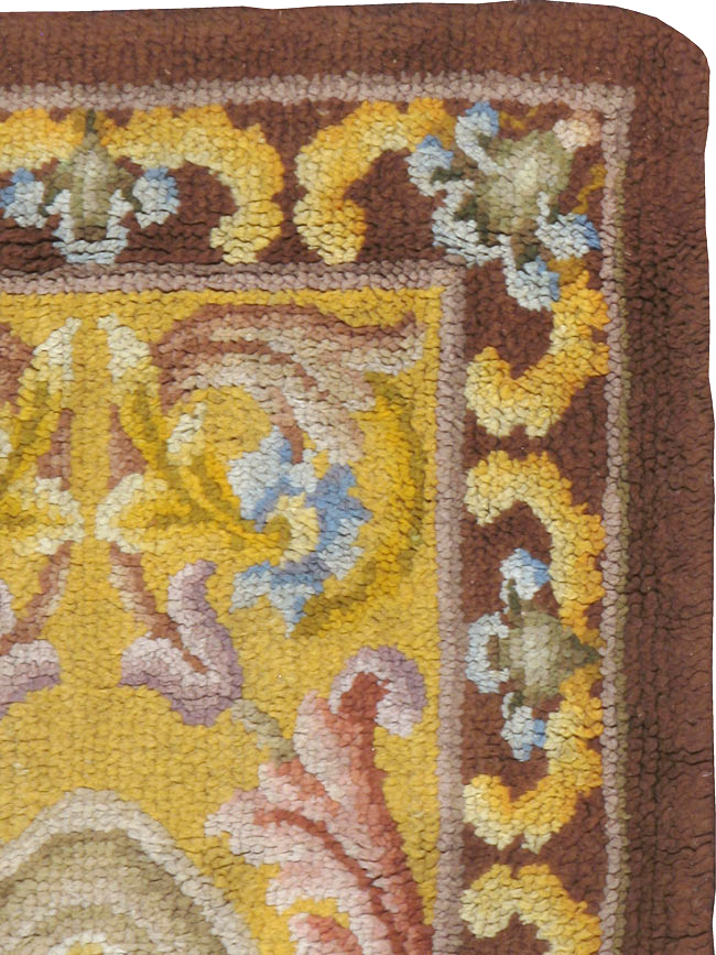 Antique French Savonnerie Rug, No.9099 - Gsblank