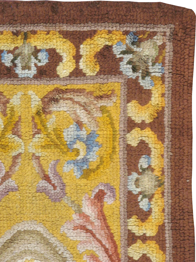 Antique French Savonnerie Rug, No.9099 - Gsblank
