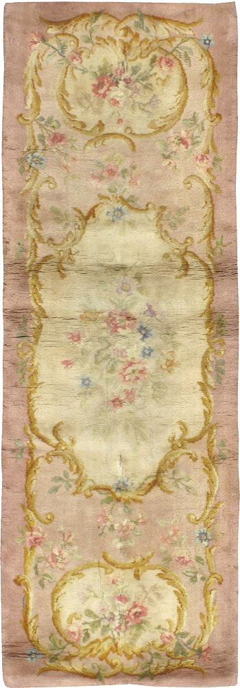 Antique French Savonnerie Runner, No.9105 - Gsblank