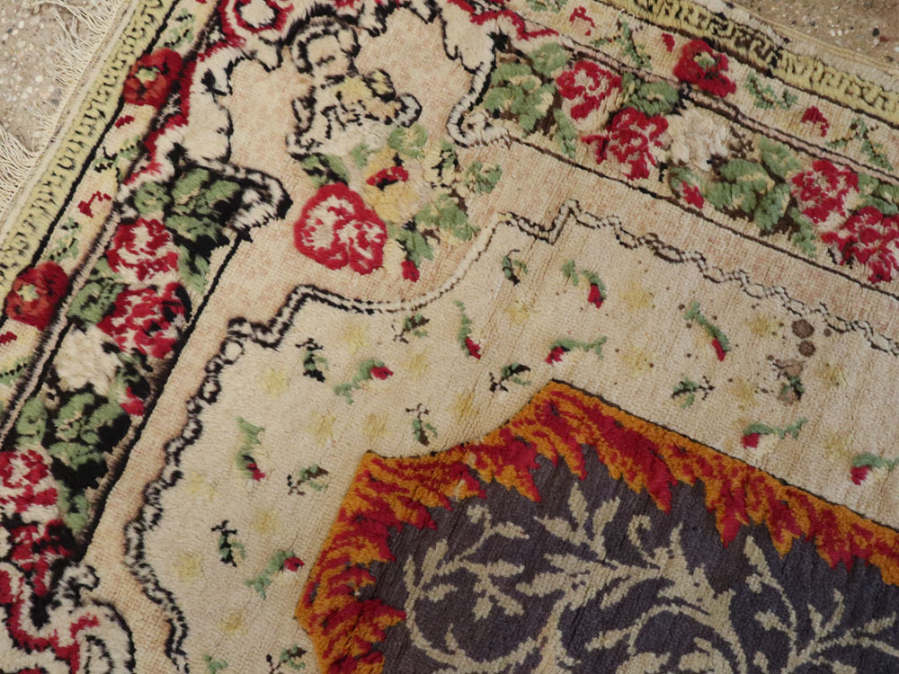 Antique Turkish Herekeh Rug, No.9107 - Gsblank