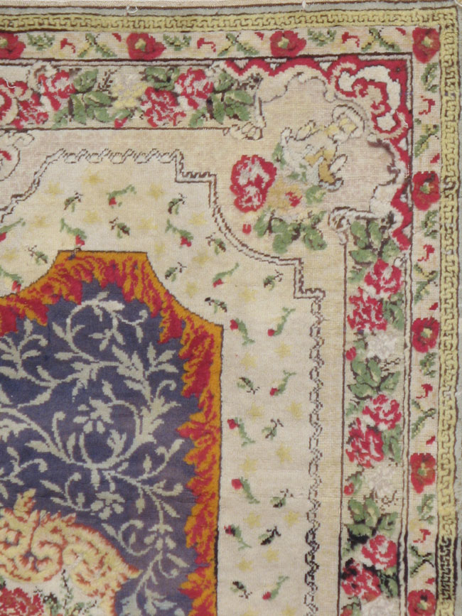 Antique Turkish Herekeh Rug, No.9107 - Gsblank