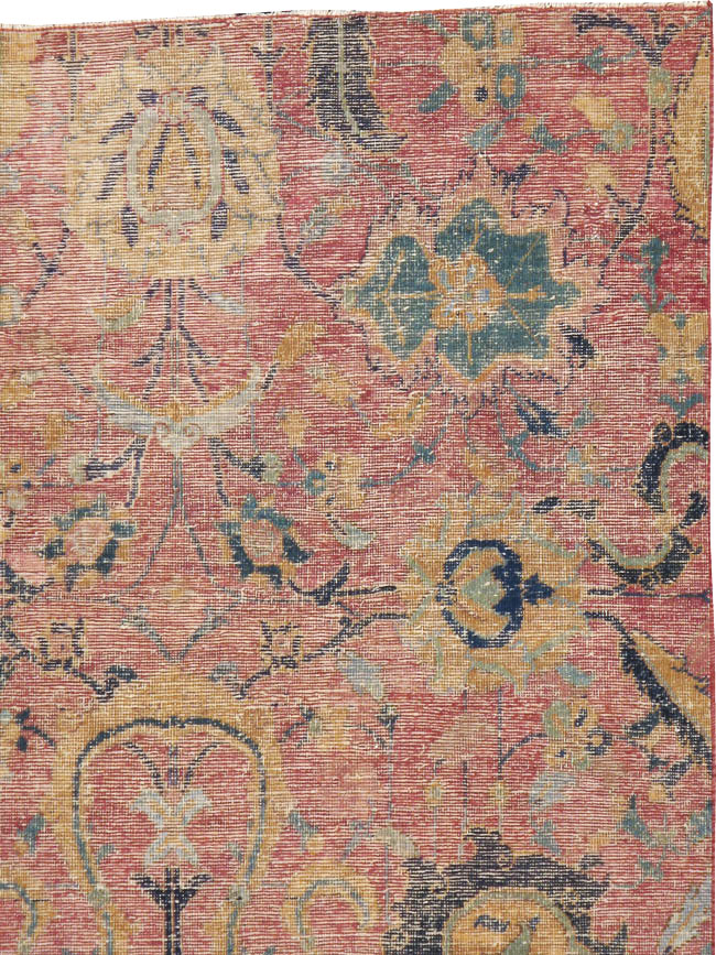 Antique Persian Isfahan Rug, No.9112 - Gsblank