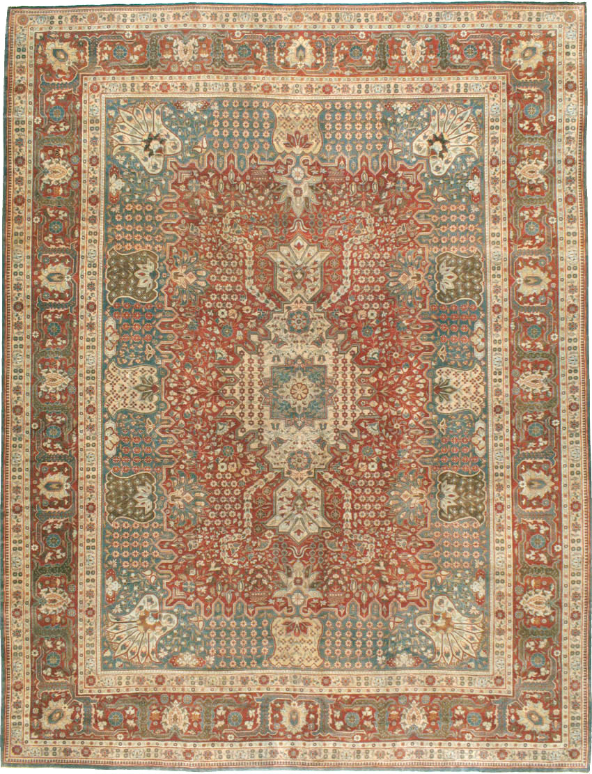 Antique Persian Tabriz Carpet, No.9117 - Gsblank