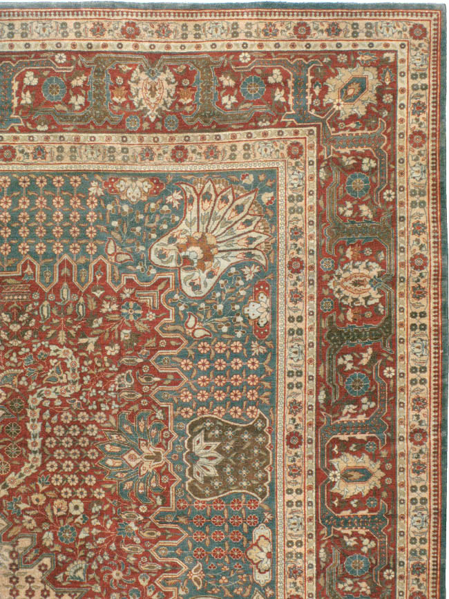 Antique Persian Tabriz Carpet, No.9117 - Gsblank