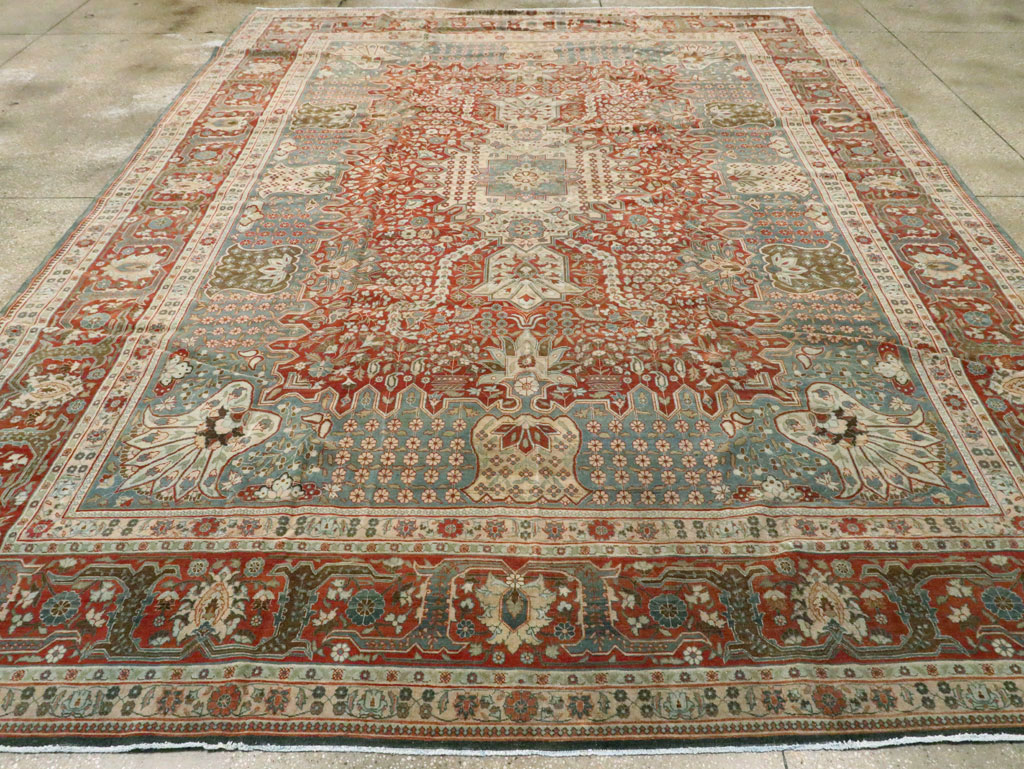 Antique Persian Tabriz Carpet, No.9117 - Gsblank