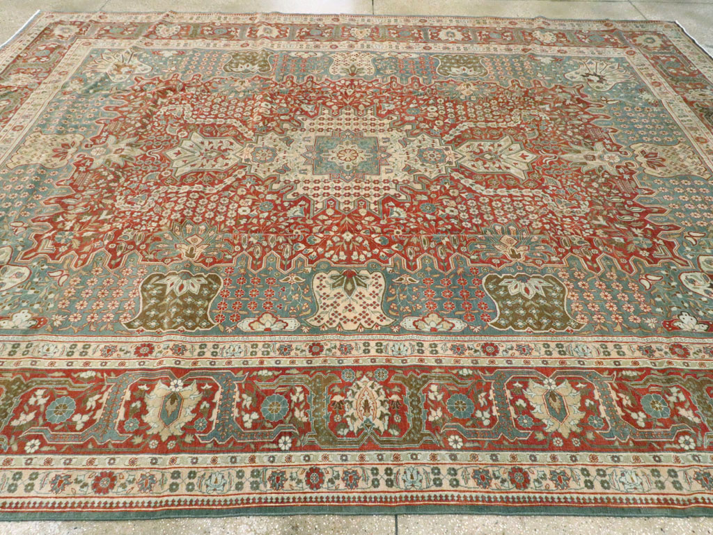 Antique Persian Tabriz Carpet, No.9117 - Gsblank