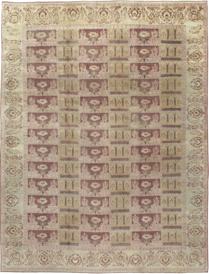Antique Persian Dorokhsh Carpet, No.9152 - Gsblank