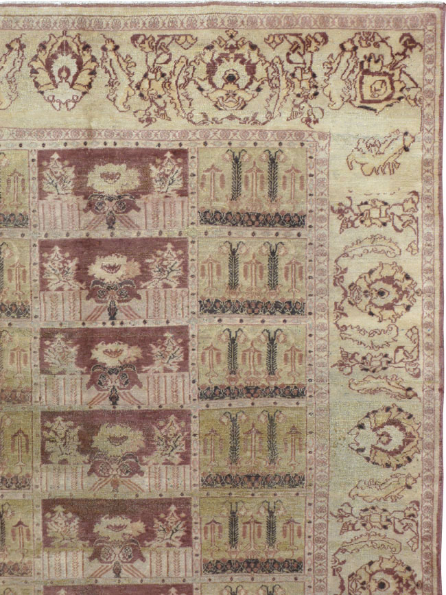 Antique Persian Dorokhsh Carpet, No.9152 - Gsblank
