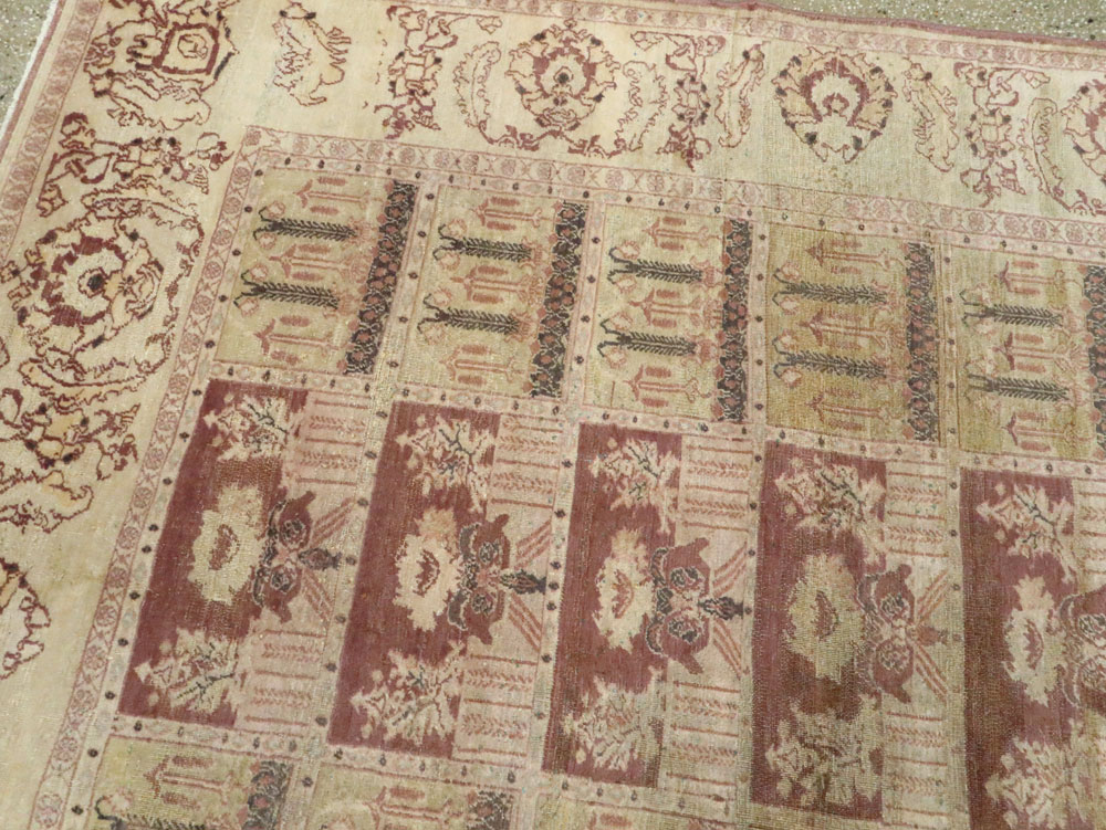 Antique Persian Dorokhsh Carpet, No.9152 - Gsblank