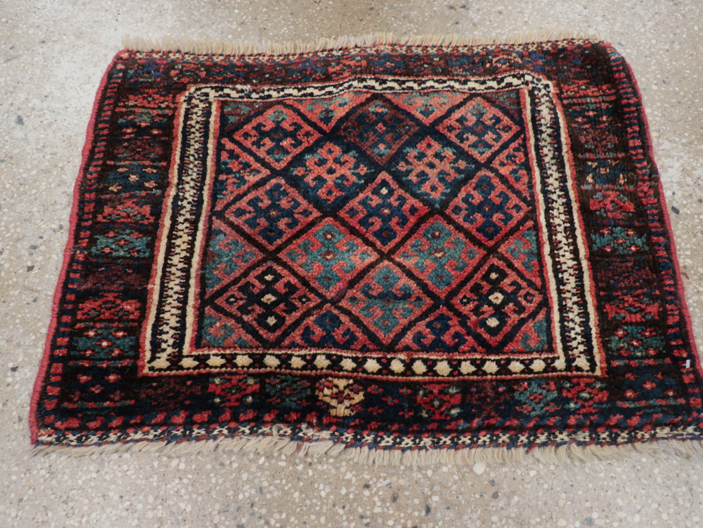 Vintage Persian Kurdish Rug, No.9179 - Gsblank