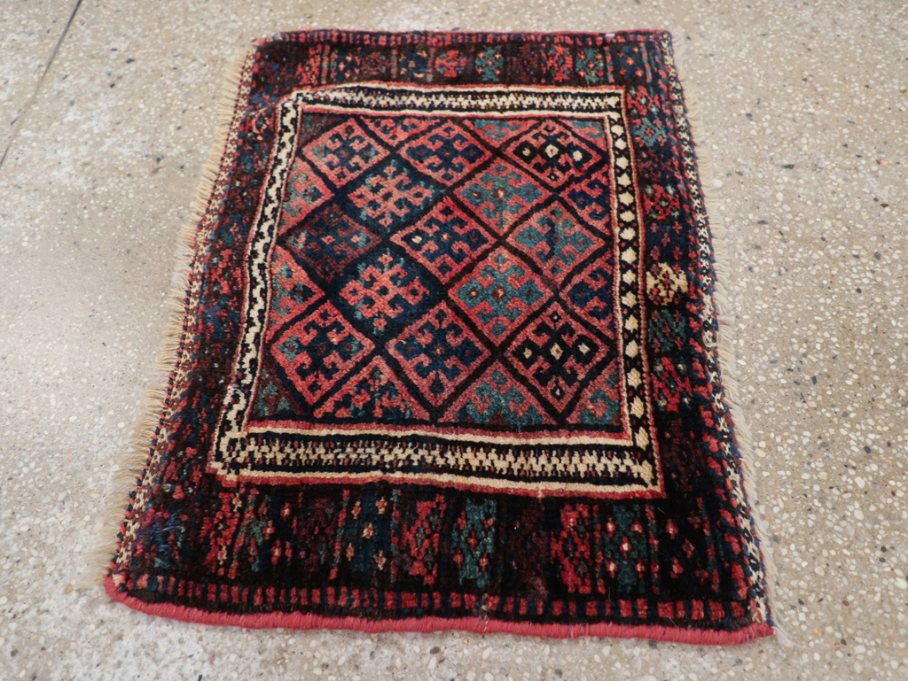 Vintage Persian Kurdish Rug, No.9179 - Gsblank