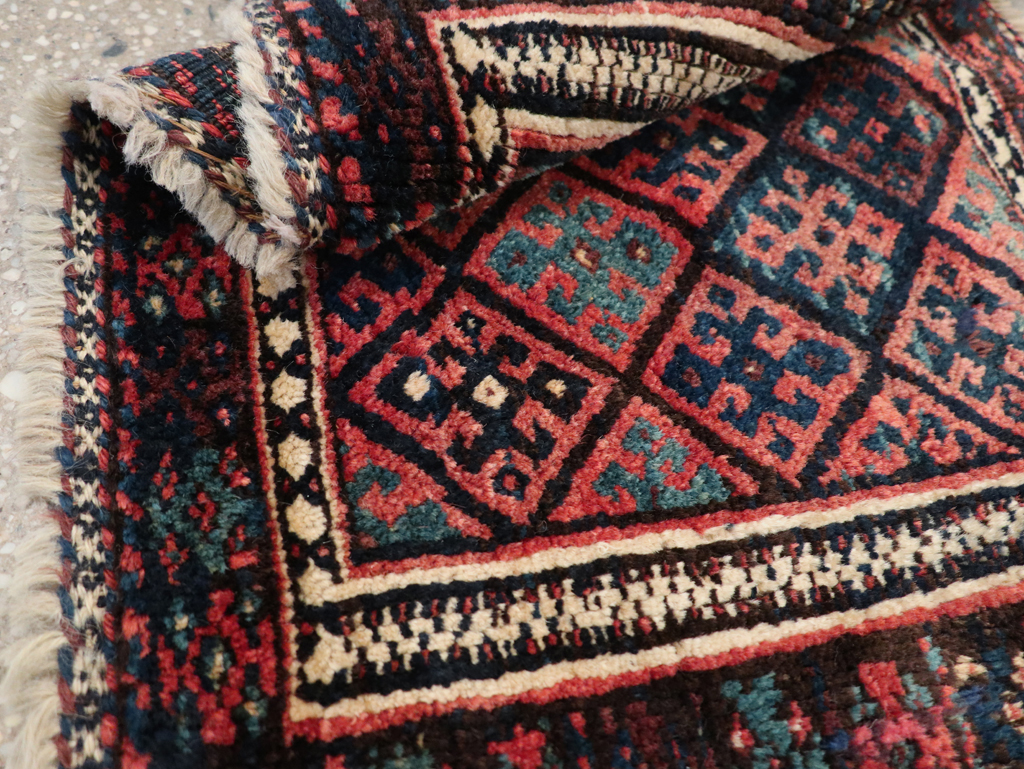Vintage Persian Kurdish Rug, No.9179 - Gsblank