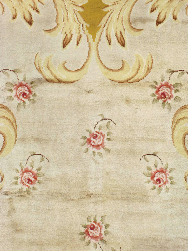 Vintage European Savonnerie Carpet, No.9212 - Gsblank