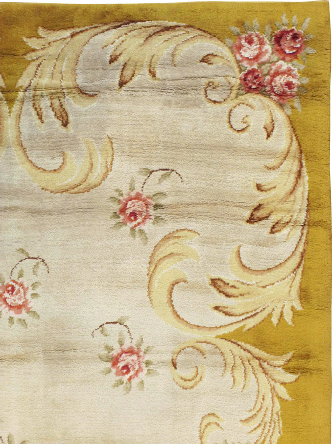 Vintage European Savonnerie Carpet, No.9212 - Gsblank