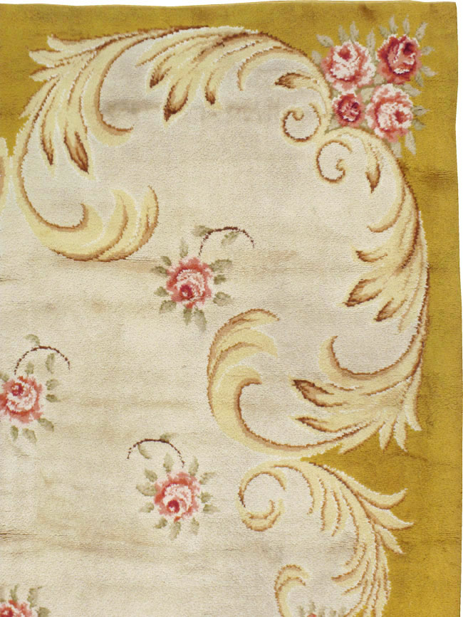 Vintage European Savonnerie Carpet, No.9212 - Gsblank