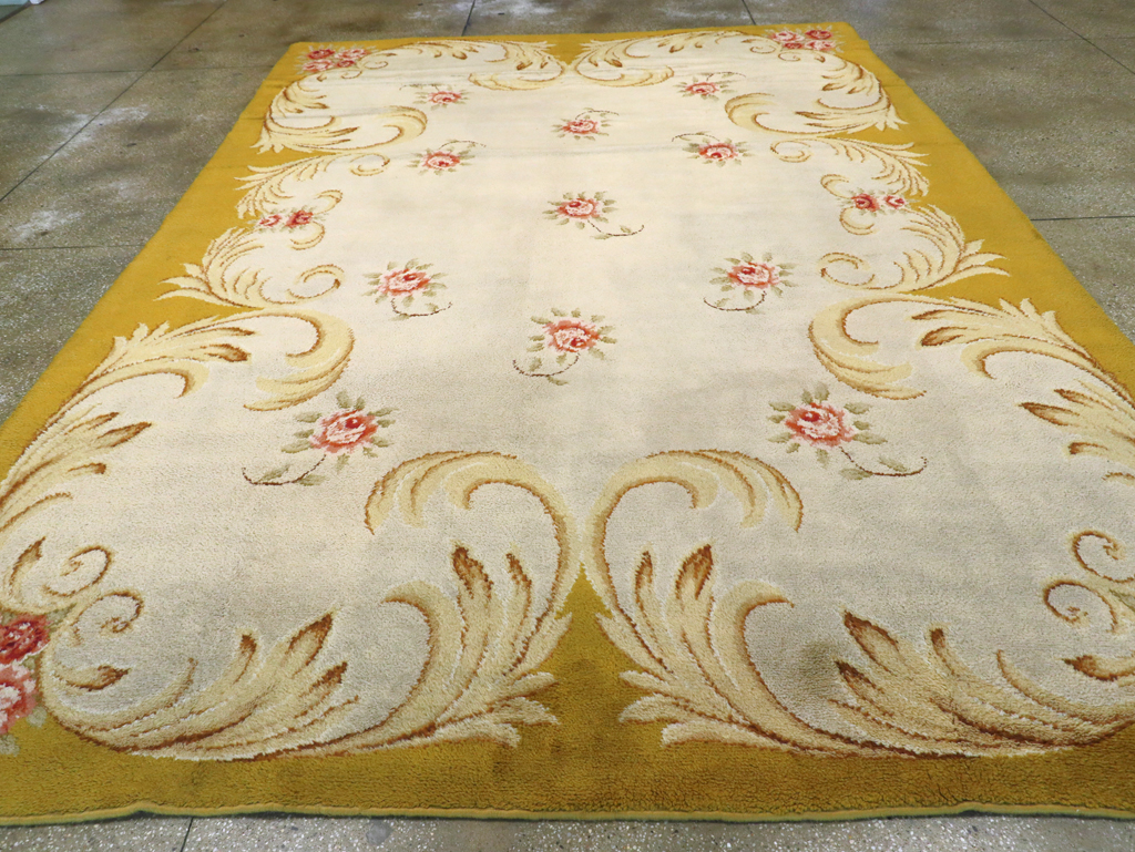 Vintage European Savonnerie Carpet, No.9212 - Gsblank