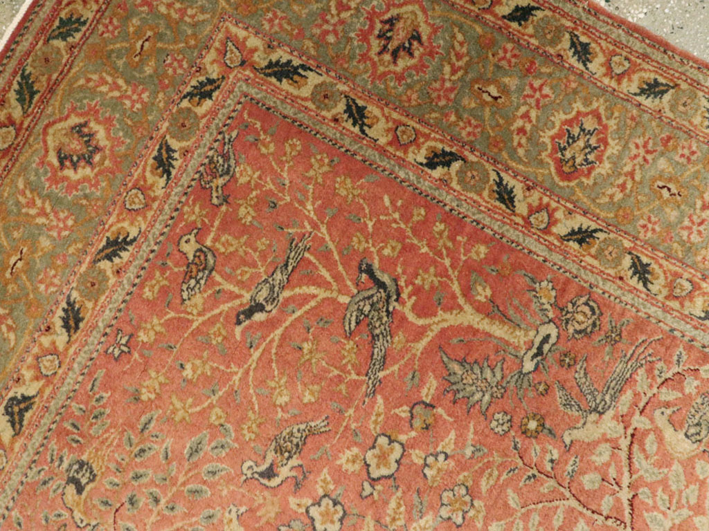 Antique Turkish Sivas Pictorial Rug, No.9222 - Gsblank