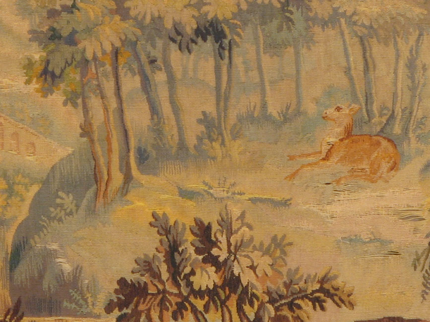 Antique French Tapestry, No.9229 - Gsblank