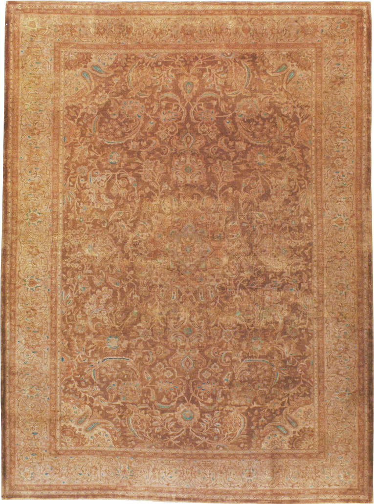 Vintage Persian Kashan Carpet, No.9231 - Gsblank