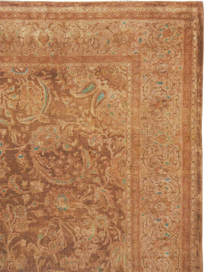 Vintage Persian Kashan Carpet, No.9231 - Gsblank