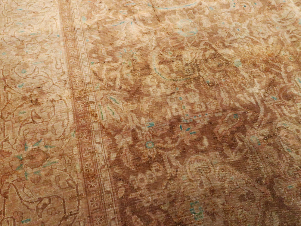 Vintage Persian Kashan Carpet, No.9231 - Gsblank