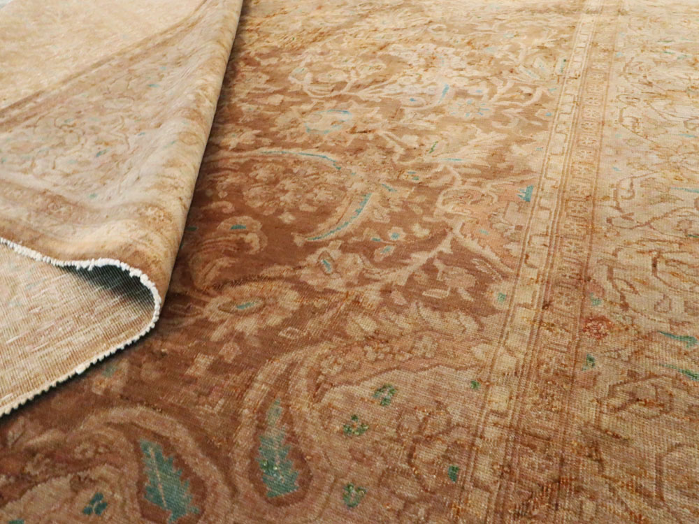 Vintage Persian Kashan Carpet, No.9231 - Gsblank