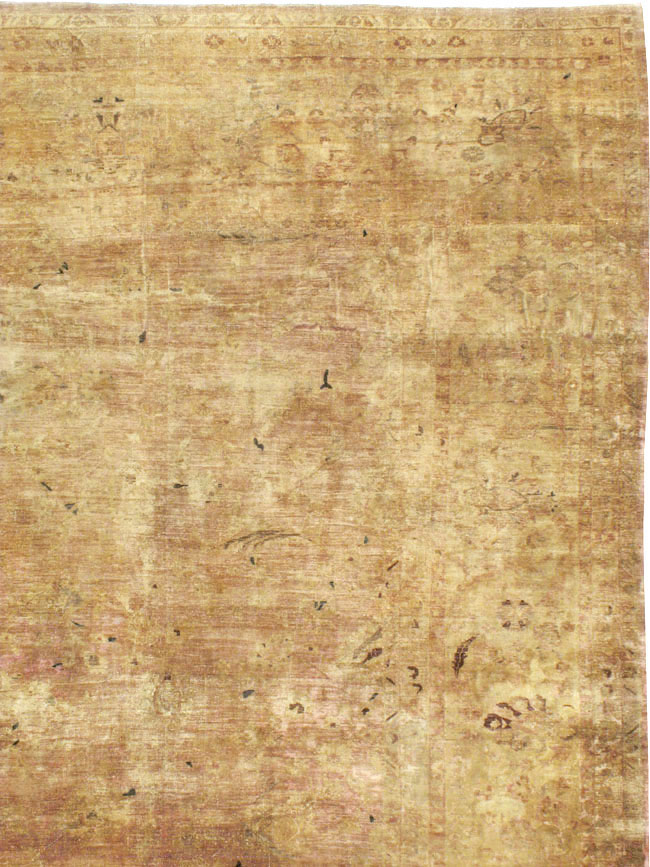 Antique Persian Kashan Rug, No.9236 - Gsblank