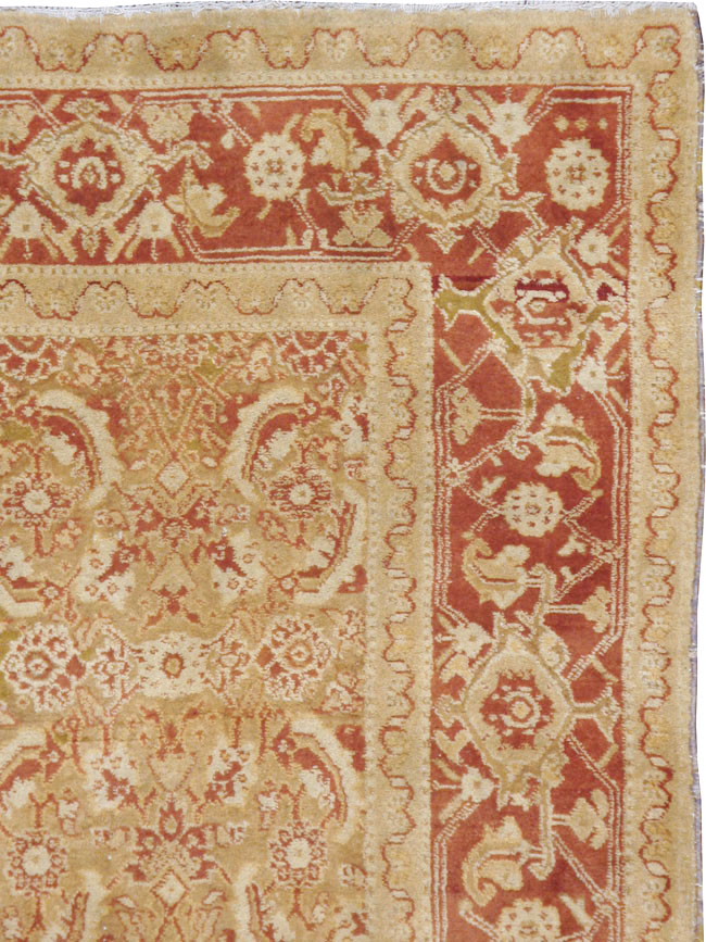 Antique Indian Agra Carpet, No.9273 - Gsblank