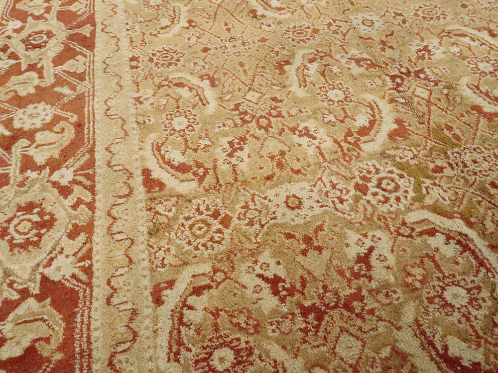 Antique Indian Agra Carpet, No.9273 - Gsblank