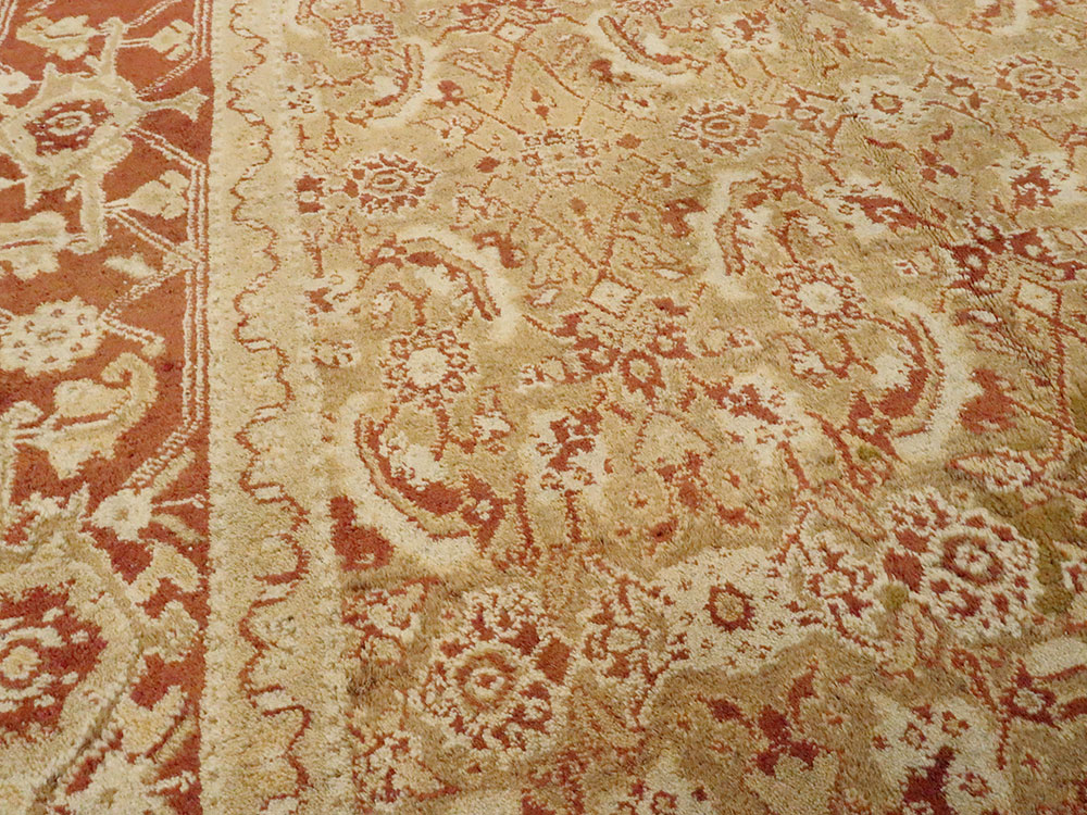 Antique Indian Agra Carpet, No.9273 - Gsblank