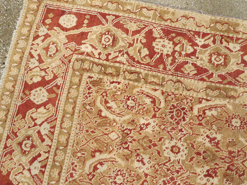 Antique Indian Agra Carpet, No.9273 - Gsblank