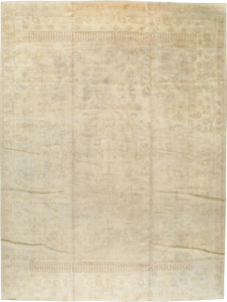 Antique Turkish Oushak Carpet, No.9277 - Gsblank
