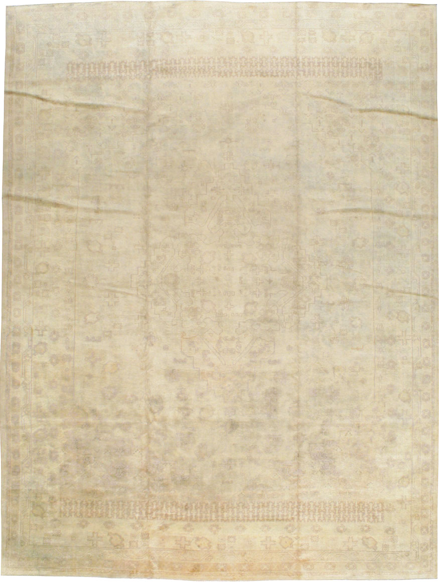 Antique Turkish Oushak Carpet, No.9277 - Gsblank