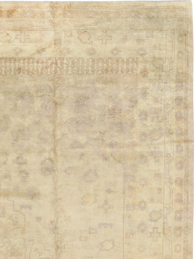 Antique Turkish Oushak Carpet, No.9277 - Gsblank