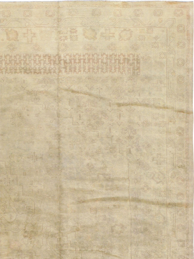 Antique Turkish Oushak Carpet, No.9277 - Gsblank