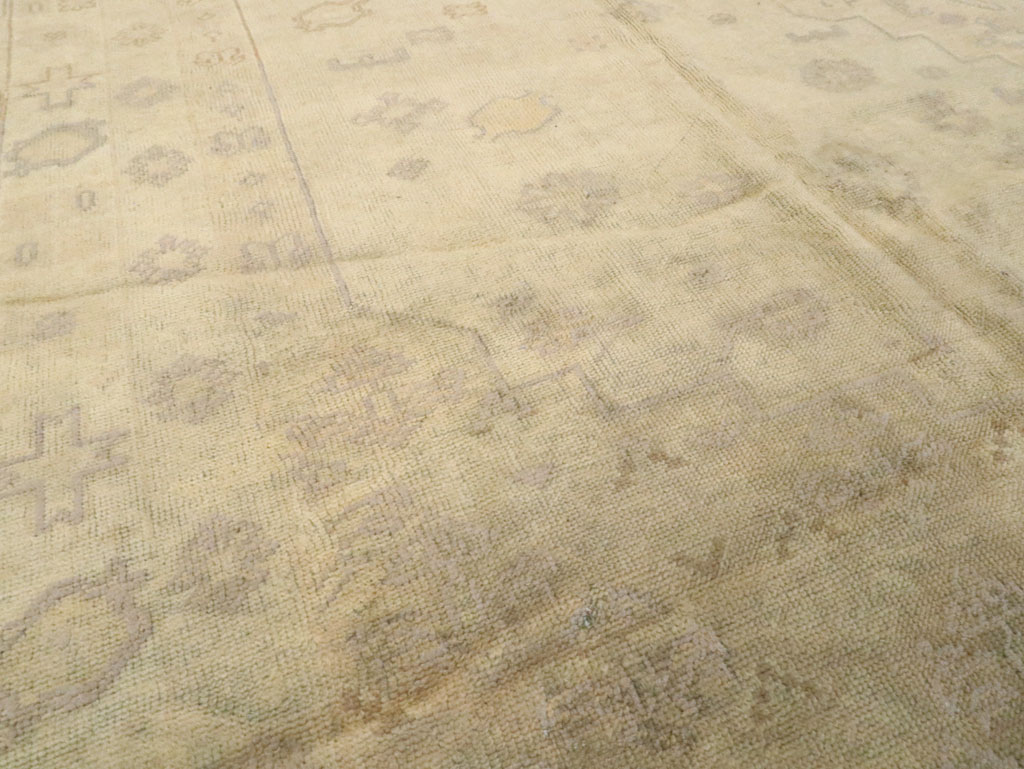 Antique Turkish Oushak Carpet, No.9277 - Gsblank