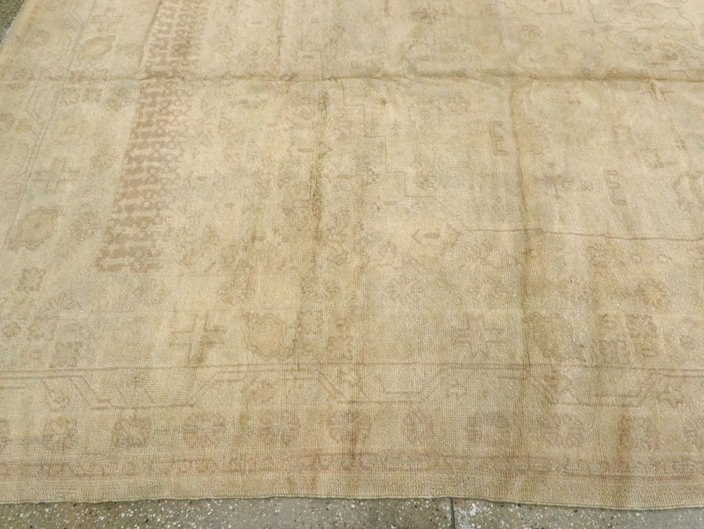 Antique Turkish Oushak Carpet, No.9277 - Gsblank