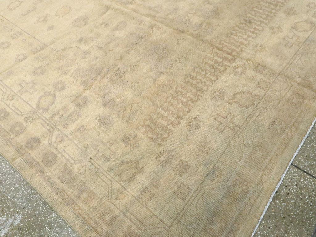 Antique Turkish Oushak Carpet, No.9277 - Gsblank