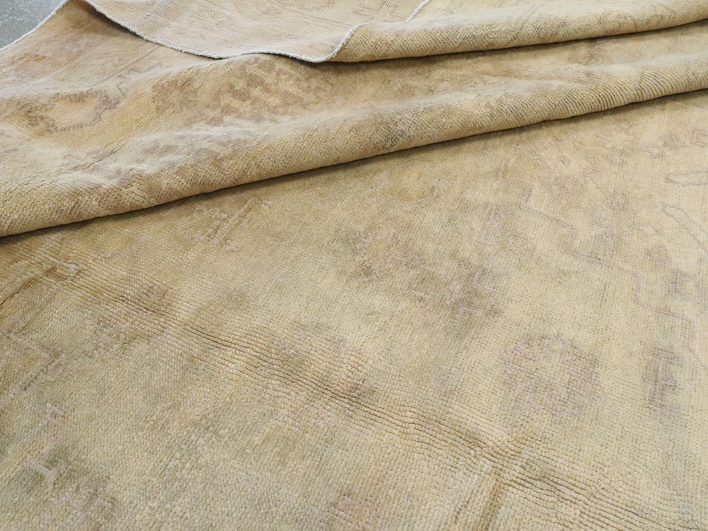 Antique Turkish Oushak Carpet, No.9277 - Gsblank