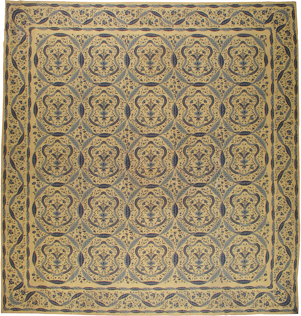 Vintage English Needlepoint Carpet, No.9279 - Gsblank