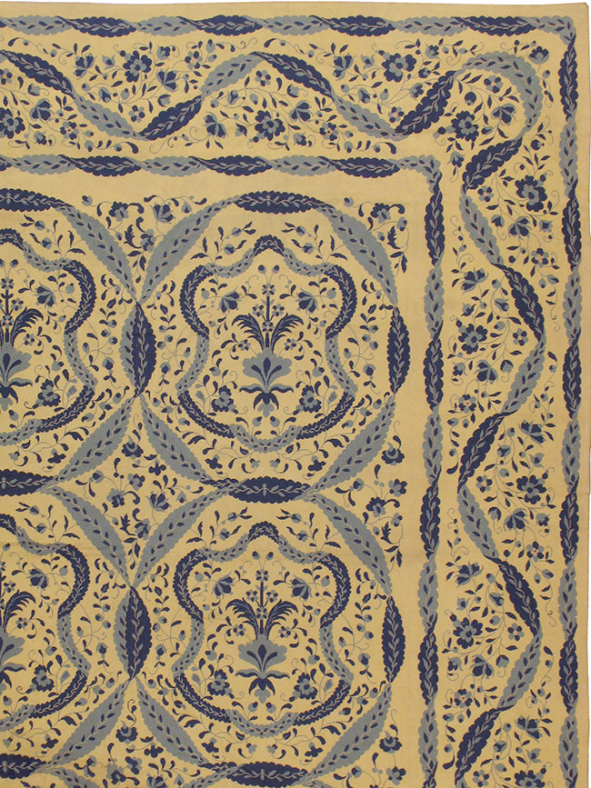 Vintage English Needlepoint Carpet, No.9279 - Gsblank