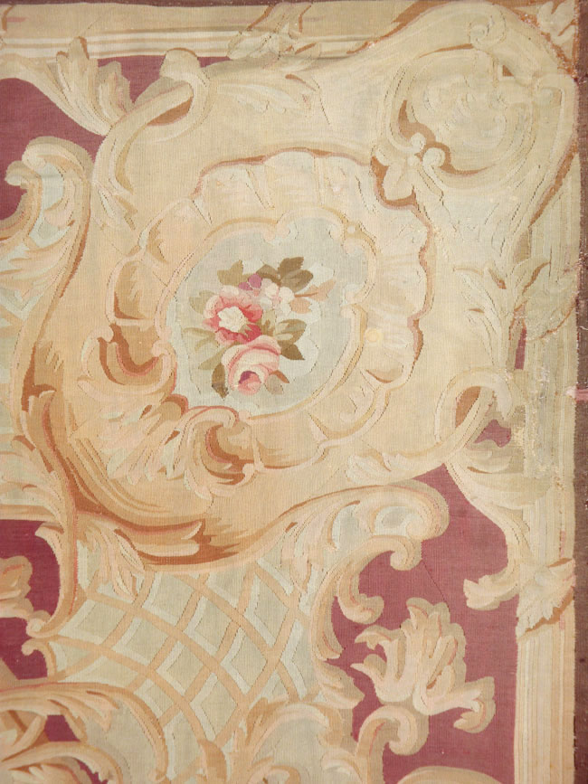 Antique French Aubusson Oversize Carpet, No.9281 - Gsblank
