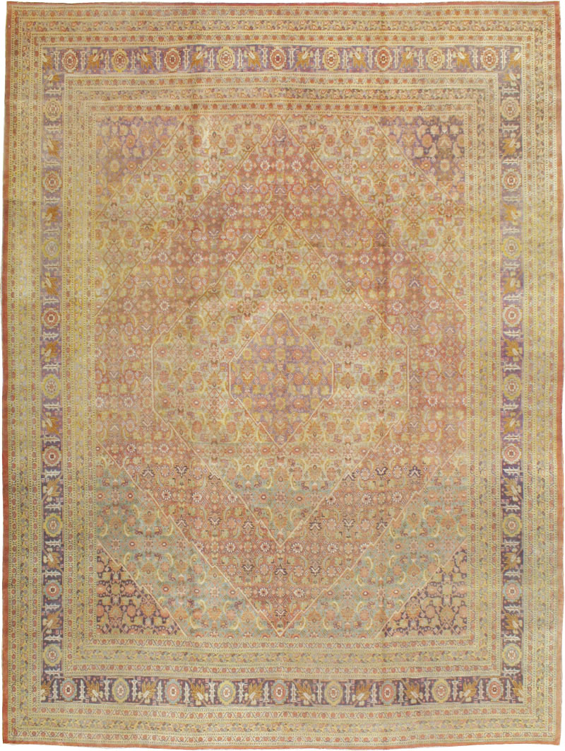 Antique Persian Tabriz Carpet, No.9284 - Gsblank