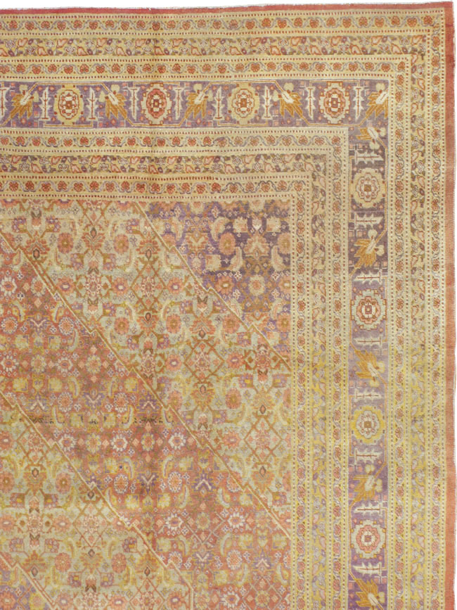 Antique Persian Tabriz Carpet, No.9284 - Gsblank