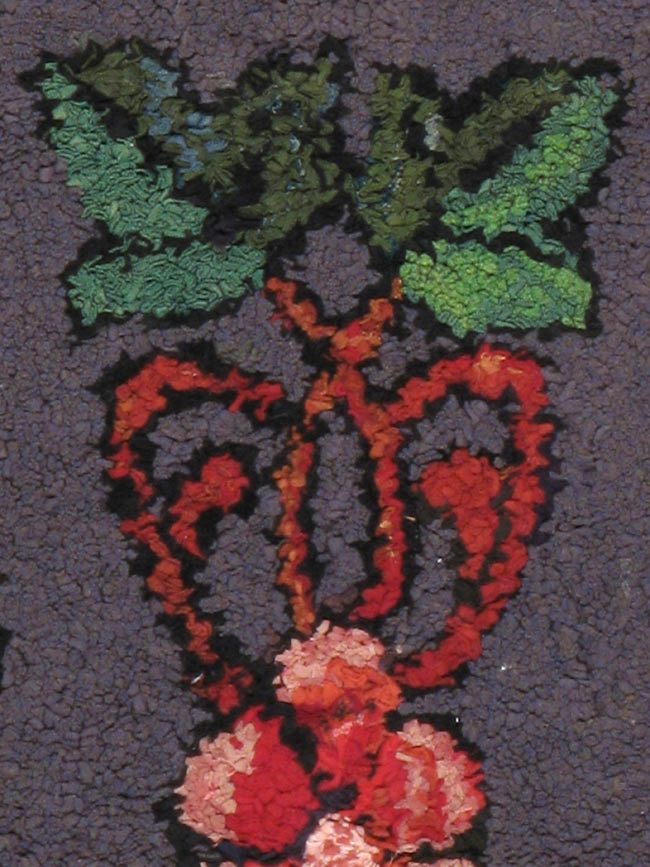 Antique American Hook Carpet, No.9288 - Gsblank