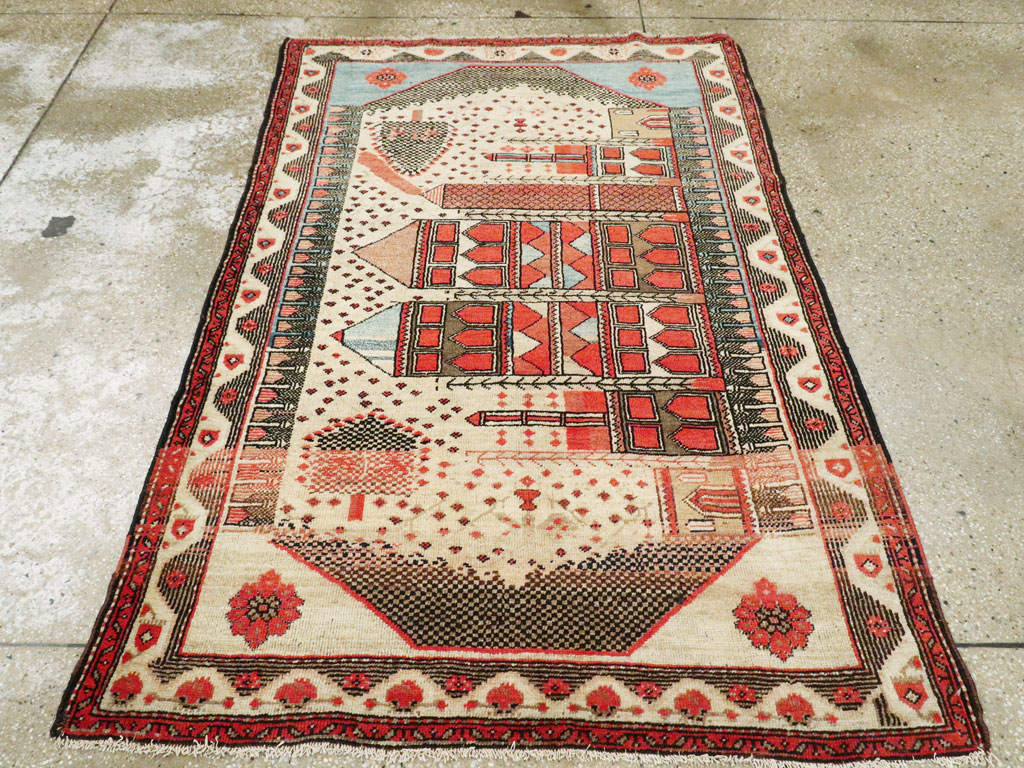 Vintage Turkish Anatolian Pictorial Rug, No.9315 - Gsblank