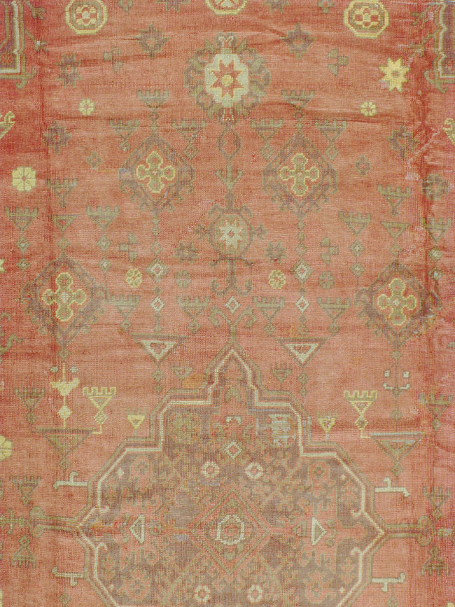 Antique Turkish Oushak Oversize Carpet, No.9335 - Gsblank