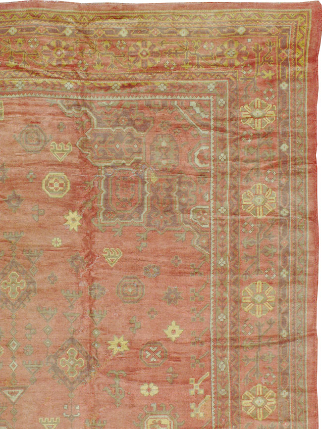 Antique Turkish Oushak Oversize Carpet, No.9335 - Gsblank
