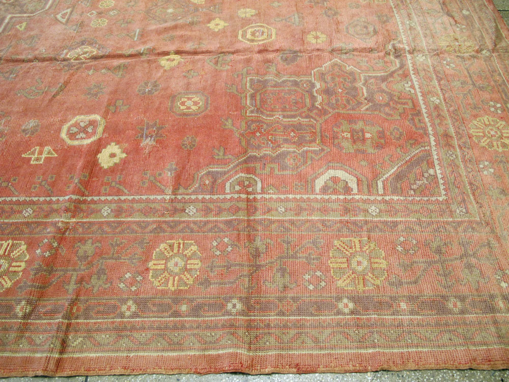 Antique Turkish Oushak Oversize Carpet, No.9335 - Gsblank