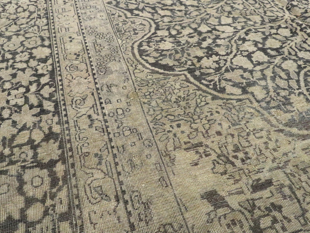 Antique Lavar Kerman Carpet, No.9397 - Gsblank